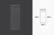 Самозалепваща се торбичка с размери 150x390 mm - 1000 бр./пакет