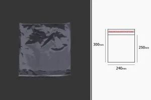 Прозрачни пликове с цип с размери  240x300 mm - 1000 бр. в пакет-3