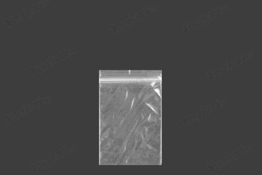 Пластмасови прозрачни пликове с цип с размери  40x60 mm  - 500 бр.-изображение_продукт