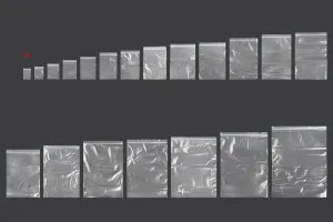 Пластмасови прозрачни пликове с цип с размери  40x60 mm  - 500 бр.-6