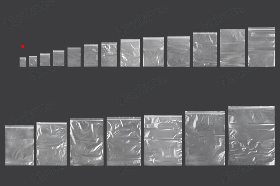 Пластмасови прозрачни пликове с цип с размери  40x60 mm  - 500 бр.-изображение_група