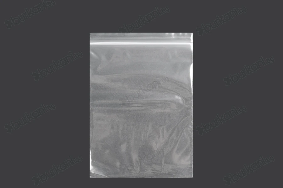 Пластмасови прозрачни пликове с цип  140x200 mm  - 100 бр.-изображение_продукт