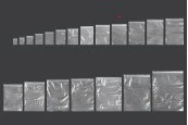 Пластмасови прозрачни пликове с цип  140x200 mm  - 100 бр.