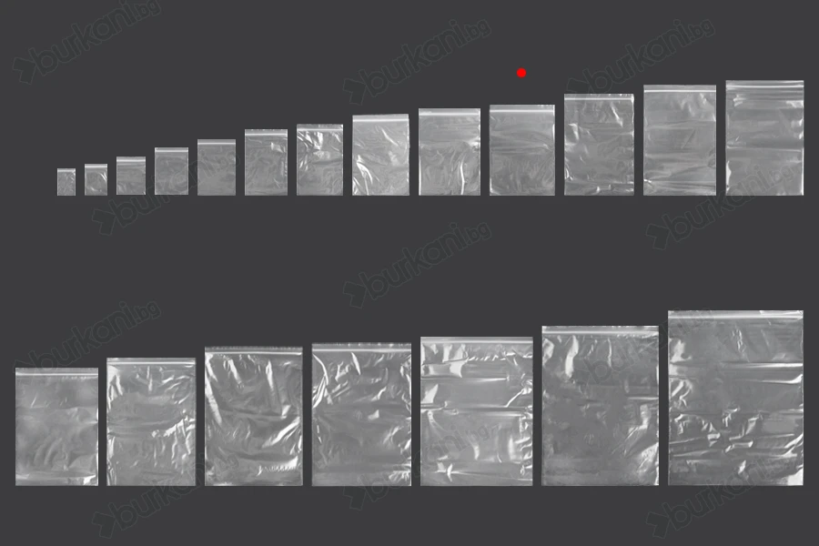 Пластмасови прозрачни пликове с цип  140x200 mm  - 100 бр.-изображение_група