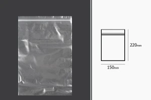 Пластмасови прозрачни пликове с цип 150x220 mm - 100 бр.-2