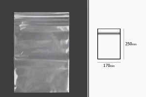 Пластмасови пликове прозрачни с размер 170x250 mm  - 100 бр.-2