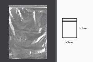 Пластмасови пликове с цип 240x340 mm  - 100 бр.-2