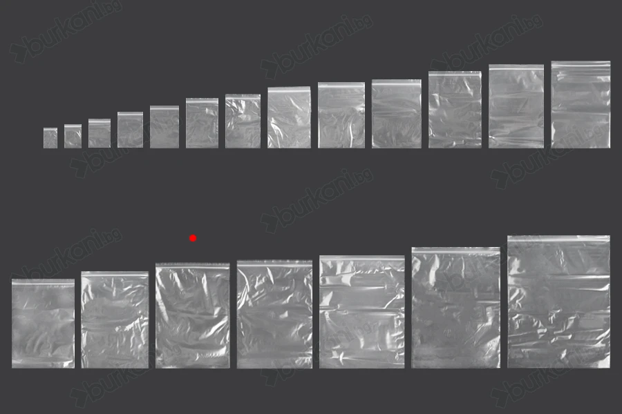 Пластмасови пликове с цип 240x340 mm  - 100 бр.-изображение_група