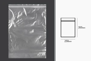 Пластмасови прозрачни  пликове с цип с размери 250x355 mm  - 100 бр.-2