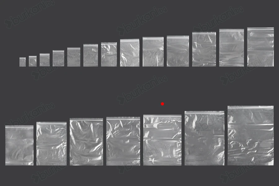 Пластмасови прозрачни пликове с цип  280x380 mm  - 100 бр.-изображение_група