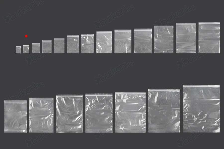 Пластмасови пликове с цип  50x70 mm  - 500 бр.-изображение_група