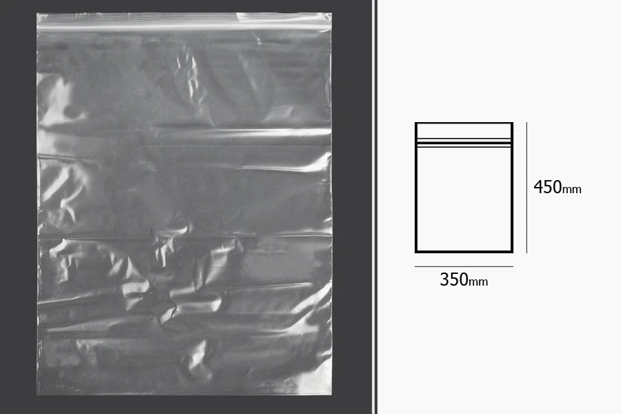 Пластмасови прозрачни пликове с цип с размер 350x450 mm- 100 бр. Пластмасови прозрачни пликове с цип с размер 350x450 mm- 100 бр.