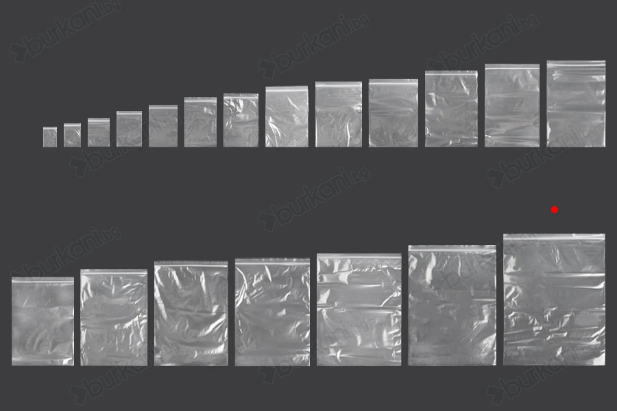 Пластмасови прозрачни пликове с цип с размер 350x450 mm- 100 бр.-изображение_група