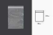 Пластмасови прозрачни пликове с цип 80x120 mm - 500бр. Пластмасови прозрачни пликове с цип 80x120 mm - 500бр.