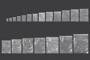Пластмасови прозрачни пликове с цип  80x120 mm  - 500бр.-6