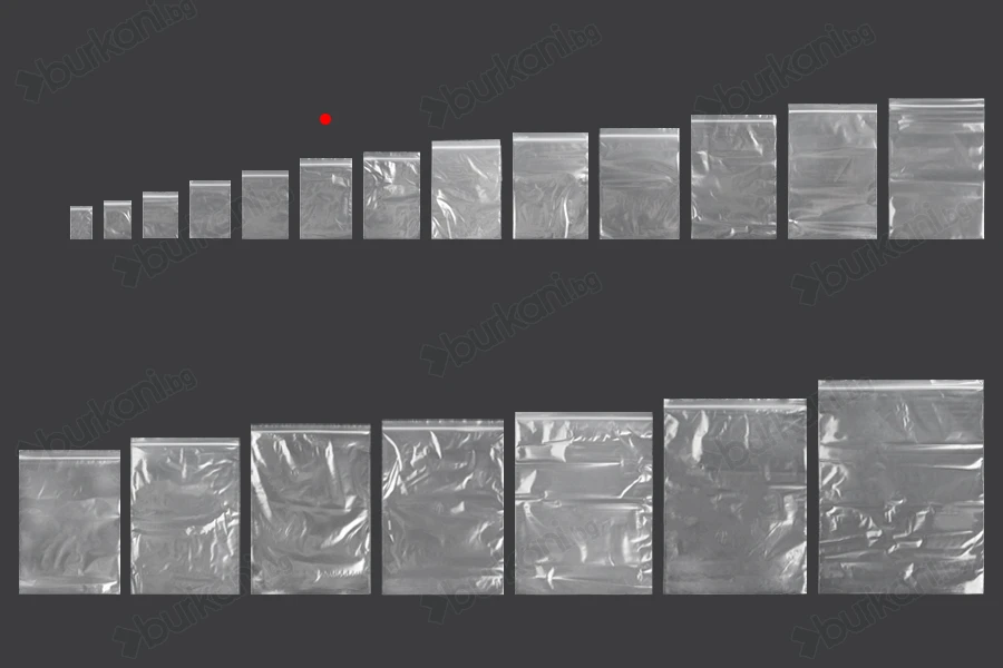 Пластмасови пликове с цип  90x130 mm  - 500 бр.-изображение_група