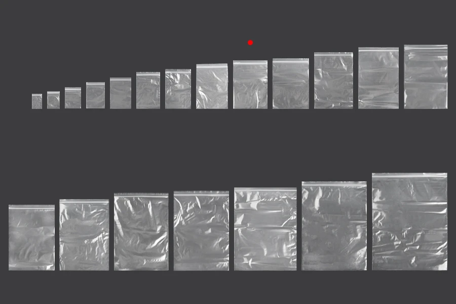 Прозрачни пластмасови торбички с цип 130x190 mm - 100 бр. Прозрачни пластмасови торбички с цип 130x190 mm - 100 бр.