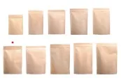 Опаковка тип Doy Pack с "цип" затваряне, с вътрешна алуминиева облизовка. с размери 150x40x240 mm - 50