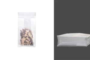 Прозрачна опаковка тип "DOY PACK" с "цип" затваряне и възможност за термозапечатване с размери 100x55x200 мм - 50 бр-изображение_продукт