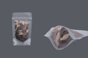 Прозрачна опаковка  Doy Pack с "цип"  затваряне и възможност за термопечатане  90x30x150 mm - 50 бр-изображение_продукт