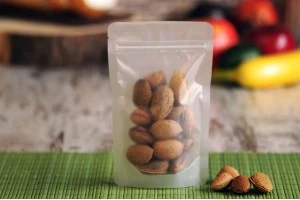 Прозрачна опаковка тип Doy Pack  с "цип" за затваряне и възможност за термопечатане  110x30x170 mm - 50 бр-изображение_група