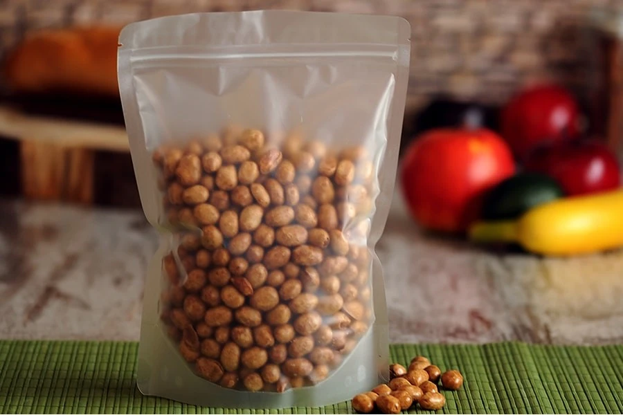 Прозрачна опаковка тип Doy Pack с "цип" затваряня и възможност за термозапечатване 170x40x230 mm - 50 бр-изображение_група