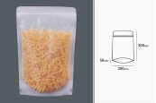 Прозрачна опаковка тип Doy Pack с размери  200x50x300 mm - 50 бр-изображение_размери