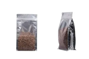 Алуминиева прозрачна опаковка тип Doy Pack с размери  120x60x220 мм - 50 бр-изображение_продукт