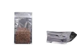 Алуминиева прозрачна опаковка тип Doy Pack с размери  120x60x220 мм - 50 бр-изображение_размери