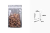 Алуминиева прозрачна опаковка Doy Pack  с "цип" затварябе  и възможност за термозапечатване 140x60x240 мм - 50 бр Алуминиева прозрачна опаковка Doy Pack  с "цип" затварябе  и възможност за термозапечатване 140x60x240 мм - 50 бр