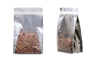 Алуминиева прозрачна опаковка тип DOY PACK с размери  160x80x260 мм - 50 бр-изображение_продукт