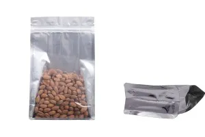 Алуминиева прозрачна опаковка тип DOY PACK с размери  160x80x260 мм - 50 бр-изображение_размери