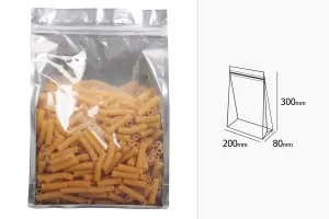 Алуминиева прозрачна опаковка DOY PACK С "ЦИП" с размери  200x80x300 мм - 50 бр-изображение_група