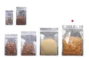 Алуминиева прозрачна опаковка DOY PACK С "ЦИП" с размери  200x80x300 мм - 50 бр-изображение_група