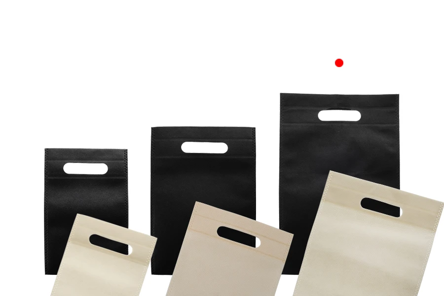 Екологични рециклируеми торбички с дръжки  22x32 cm - 50 бр. в пакет-изображение_група