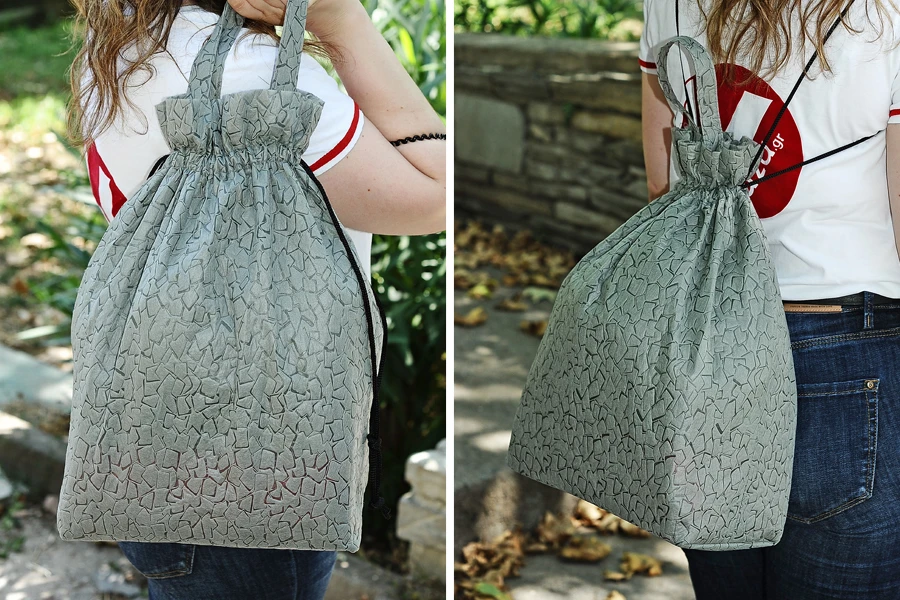 Чанта от нетъкана тексил с размери 43х23 см-изображение_група