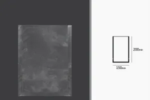 Вакуумна торбичка с размер  150x200 mm - 100 бр.-2