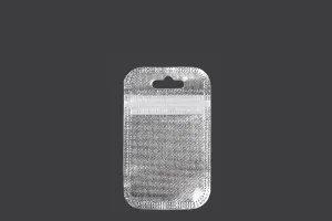 Пликчета с цип  55x90 mm, нетъкана в гръб и прозрачна  в предната част и супка Eurohole - 100 бр.-1