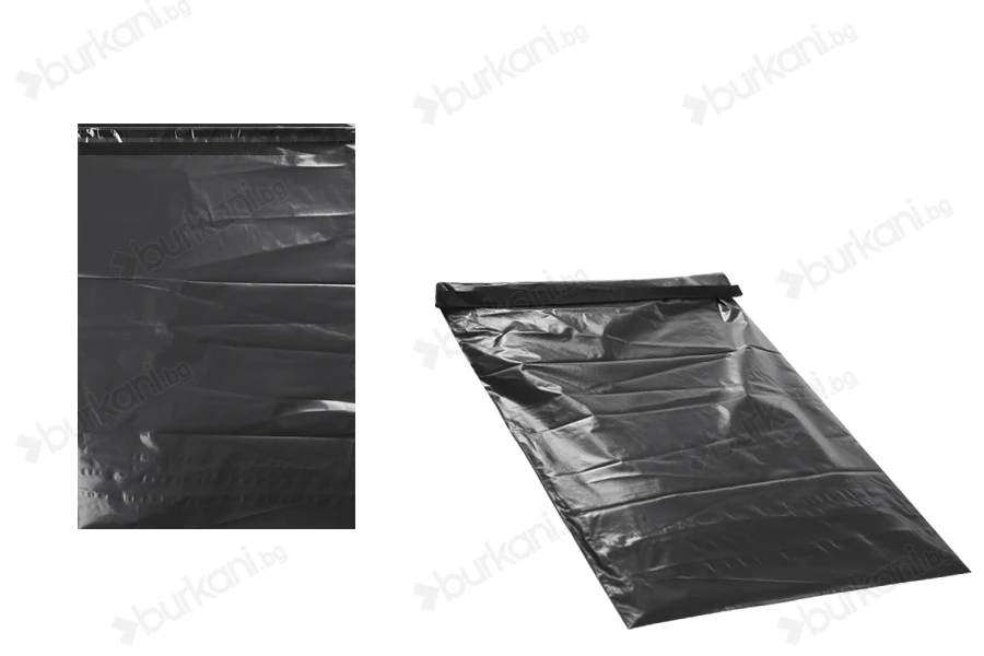 Черни водоустойчиви куриерски пликове  с размери 320x490mm - 100бр-изображение_продукт