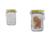 Пликове тип Doy Pack с цип във формата на буркан с размер 107x150 мм Пликове тип Doy Pack с цип във формата на буркан с размер 107x150 мм