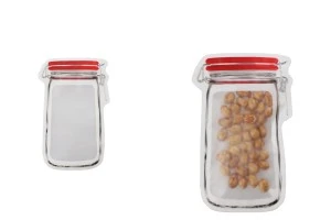 Пликове тип Doy Pack  с цип  във формата на буркан с  размери 125x195mm с цип - 50бр-изображение_продукт