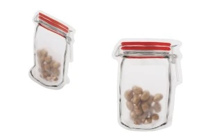 Пликове тип Doy Pack  с цип  във формата на буркан с  размери 125x195mm с цип - 50бр-изображение_размери