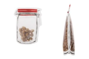 Пликове тип Doy Pack  с цип  във формата на буркан с  размери 125x195mm с цип - 50бр-изображение_група