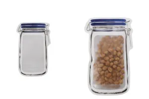 Пликове тип Doy Pack с цип във формата на буркан с расмери  154х246 мм-изображение_продукт