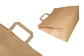 Хартиена торбички за пазар с плоска дръжка с размер 320x170x310 mm - 25 бр./опаковка Хартиена торбички за пазар с плоска дръжка с размер 320x170x310 mm - 25 бр./опаковка