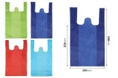 Еко цветни торбички от нетъкан текстил рециклируеми 250 х 450 мм - 50 бр-изображение_размери