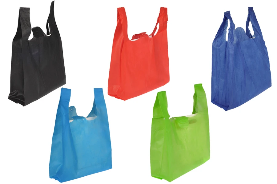 Еко торбички от  нетъкан текстил  рециклируем 300х500 мм - 50 бр-изображение_продукт