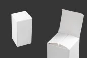 Хартиена бяла кутия с размери 63x63x118 mm - 20 бр. Хартиена бяла кутия с размери 63x63x118 mm - 20 бр.