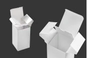Хартиена бяла кутия с размери 63x63x118 mm - 20 бр. Хартиена бяла кутия с размери 63x63x118 mm - 20 бр.