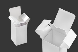 Хартиена бяла кутия с размери  63x63x118 mm - 20 бр.-5